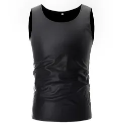 Shiny Metallic T-Shirt - ärmellose Weste