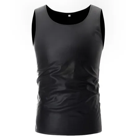 Shiny Metallic T-Shirt - ärmellose Weste