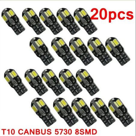 T10 12V Canbus LED Auto Innenlampe - 20 Stück