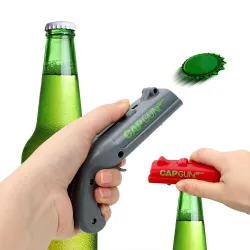 Cap gun - Flaschenöffner - schießt die Kappe weg
