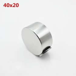 N35 N52 Neodymmagnet - starker runder Metallmagnet 40 * 20mm 2 Stück