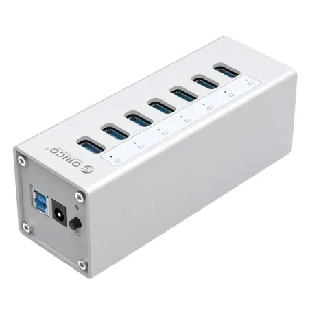 Orico A3H7 A3H10 A3H4 - Aluminium Hochgeschwindigkeitsteiler - 7-port - USB 3.0