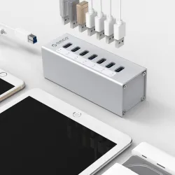 Orico A3H7 A3H10 A3H4 - Aluminium Hochgeschwindigkeitsteiler - 7-port - USB 3.0