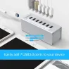 Orico A3H7 A3H10 A3H4 - Aluminium Hochgeschwindigkeitsteiler - 7-port - USB 3.0