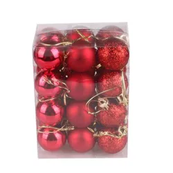 Weihnachtsbaumkugeln - 24 Stück