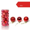 Weihnachtsbaumkugeln - 24 Stück