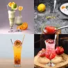 Edelstahl Teelöffel mit langem Griff für Tee - Kaffee & Desserts 6 Stück