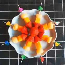 Dekorative Bambus-Sticks für Cocktail-Skewers 12cm 100 Stück