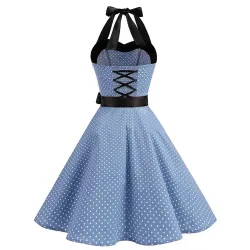 Vintage Spitze Kleid mit Polka Dots