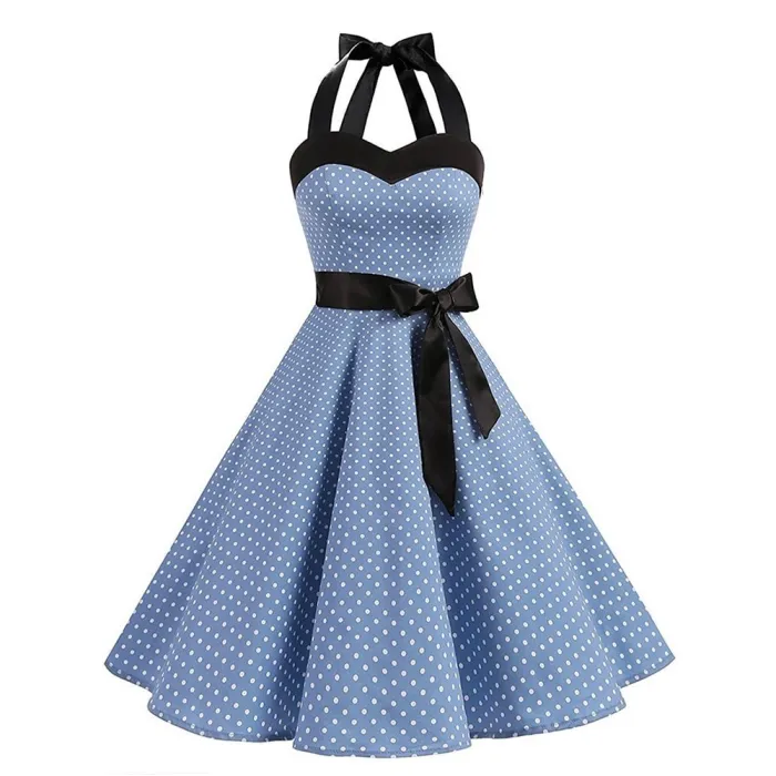 Vintage Spitze Kleid mit Polka Dots