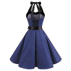 Vintage Spitze Kleid mit Polka Dots