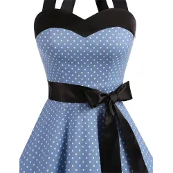 Vintage Spitze Kleid mit Polka Dots