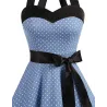 Vintage Spitze Kleid mit Polka Dots