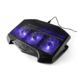 H1 3 Modi - 3 Ventilatoren - 2 USB - Laptop-Kühlkissen - Stand