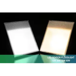 15W 30W 45W 60W / AC220V / SMD2835 LED Flutlicht mit einstellbarem Bewegungssensor