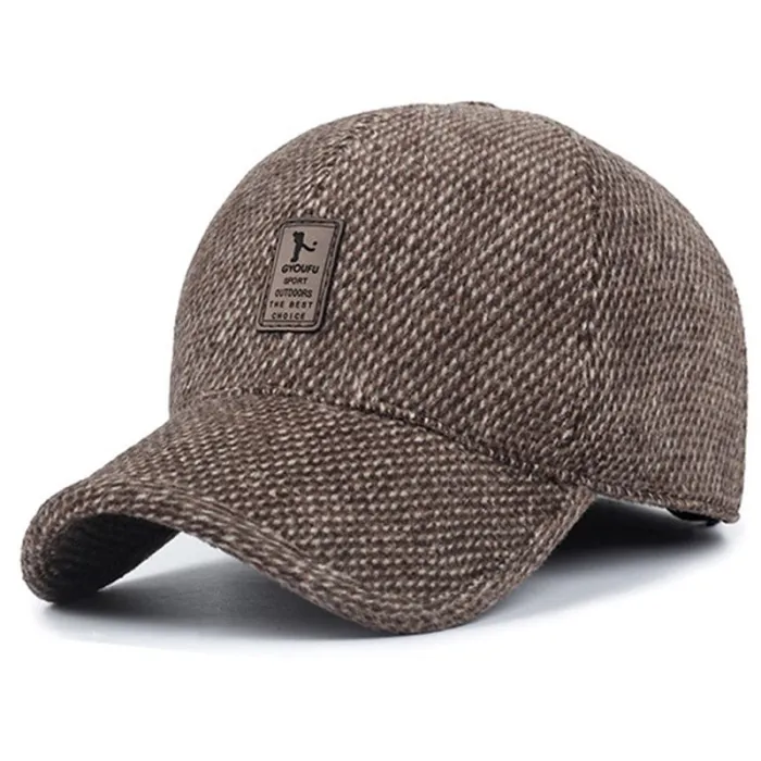 Winter Baseballkappe mit Ohrklappen