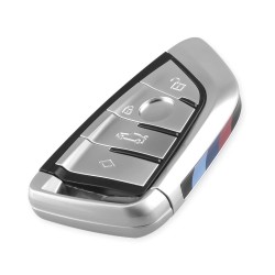 Schlüssel Hülle Abdeckung - Gehäuse für BMW X5 F15 X6 F16 G30 7 Serie G11 X1 F48 F39 - 4 Tasten