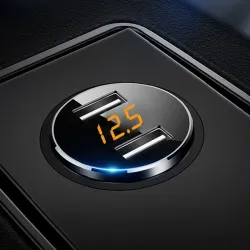 Universal 3.6A Dual USB Auto Ladegerät mit LED-Anzeige