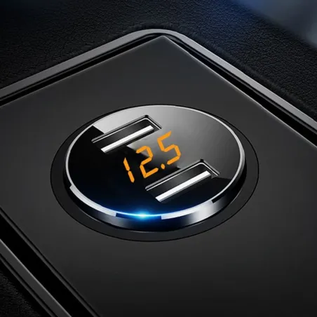 Universal 3.6A Dual USB Auto Ladegerät mit LED-Anzeige
