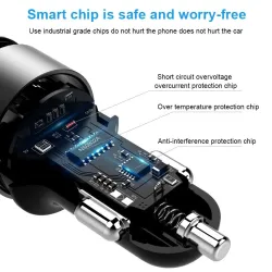 Universal 3.6A Dual USB Auto Ladegerät mit LED-Anzeige