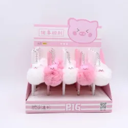 Gelstift mit Plüsch Flamingo & Schwein & Schaf