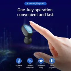 Q67 TWS Drahtlose Ohrstecker - 3D-Stereo - Bluetooth 5 - Mikrofon - wasserdicht - automatische Paarung Headset