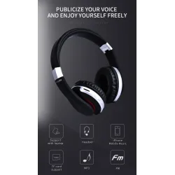 MH7 drahtlose Kopfhörer - Bluetooth Kopfhörer - faltbar - Mikrofon - TF-Karte