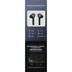 Bluetooth V5.0 - Touch-Betriebskopfset - geräusch-cancelling - TWS Wireless dual Ohrstecker