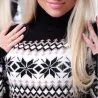 Winter long sweater - mini dress with turtleneckDresses
