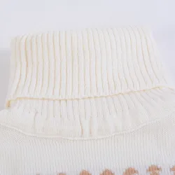 Winter long sweater - mini dress with turtleneckDresses