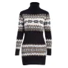Winter long sweater - mini dress with turtleneckDresses
