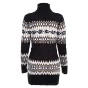 Winter long sweater - mini dress with turtleneckDresses