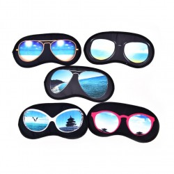 Schlafmaske mit Sonnenbrille Muster - Augenmaske
