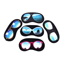 Schlafmaske mit Sonnenbrille Muster - Augenmaske