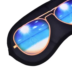 Schlafmaske mit Sonnenbrille Muster - Augenmaske