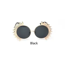 Vintage round sunglasses with rivets - UV 400Sunglasses