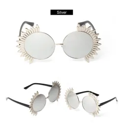 Vintage round sunglasses with rivets - UV 400Sunglasses