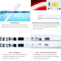 DRL Auto Drehleuchten - flexible LED Streifen - wasserdicht 2 Stück