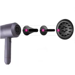 3 in 1 Fön - Curler - Richtgerät - Volumizing - Ionenluftgebläse