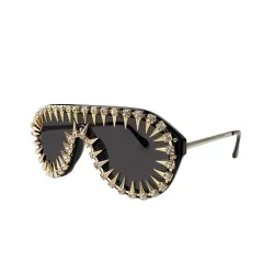Vintage Steampunk Sonnenbrille mit Nieten - unisex