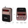 Portable - wiederaufladbares Miniradio - Unterstützung TF-Karte - USB - MP3-Player