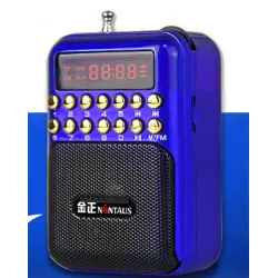 Portable - wiederaufladbares Miniradio - Unterstützung TF-Karte - USB - MP3-Player
