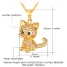 Kristall Kitten - elegante Halskette