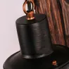 Vintage - Holz Wandleuchte - LED Licht