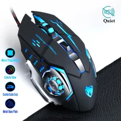 8D 3200DPI - Einstellbare - kabelgebundene optische Gaming-Maus - LED - USB