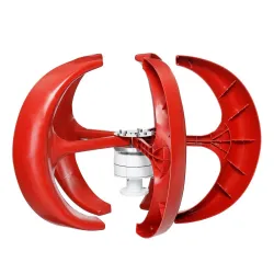 5000W AC 12V-24V - wind turbine generator - lantern - 5 blades motor - vertical axi - kit