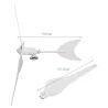 400W 12V- 24V - 3 blade - horizontal - wind turbine generator