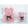 Rose bear - bear made from two-colors infinity roses with a bow - 25 cm - 35 cmValentine's day