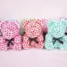Rose bear - bear made from two-colors infinity roses with a bow - 25 cm - 35 cmValentine's day