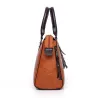 Elegant leather handbag - 4 pieces set